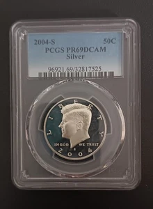 2004 S KENNEDY  HALF DOLLAR PCGS PR69DCAM - Picture 1 of 2