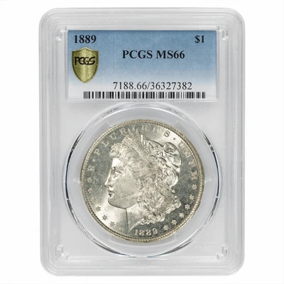 1889 Morgan Silver Dollar $1 PCGS MS 66 - Image 1 of 3