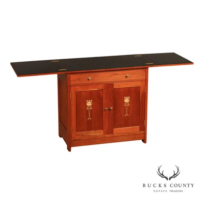 Сервер вишневый инкрустированный Stickley Harvey Ellis Collection - Изображение 1 из 4