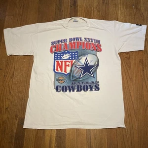 Vintage 90s Starter Dallas Cowboys Super Bowl XXX Champions T-Shirt Large - Bild 1 von 6