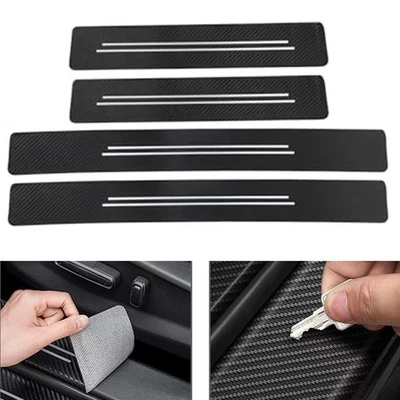 Carbon Fiber Threshold Protector Enhanced Protection Scratch-resistant - Image 1 of 4