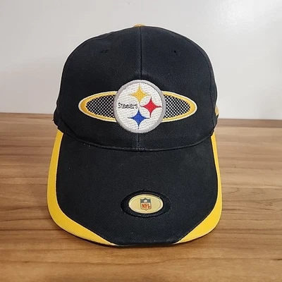Vintage Pittsburgh Steelers Sports Specialties Proline Hat Adjustable Black Cap - Image 1 of 4