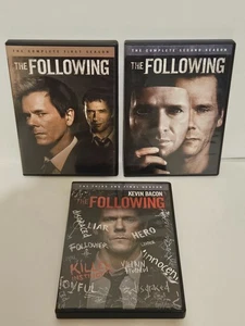 The Following Complete Series DVD Collection Seasons 1, 2 & 3. Used. Kevin Bacon - Foto 1 di 3