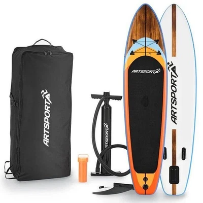 SUP Stand Up Paddle Board Set aufblasbar 320 Paddling Surfboard 150kg B-WARE - Bild 1 von 4