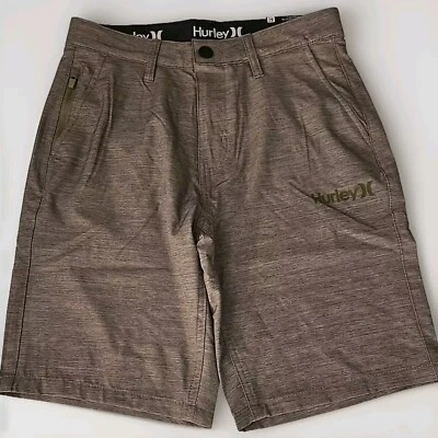Pantalones Cortos Hurley Híbridos para Caminar para Hombres 28 Marrón Claro Elastizados Repelentes al Agua Nuevos con Etiquetas Foto 1 de 4