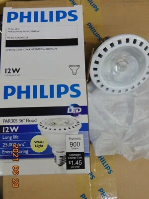 Philips 12w 120v PAR30S END FL36 3000 SS AF Airflux LED Dimmable Bulb 426964 - Image 1 of 2