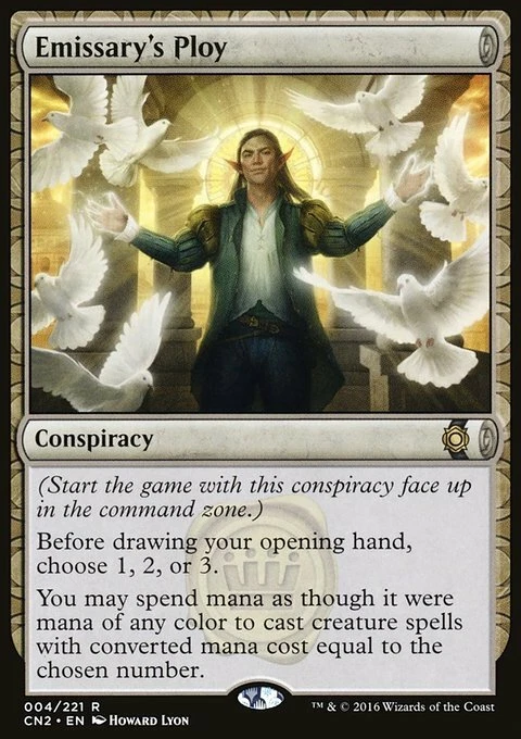 Magic the Gathering MTG Emissary's Ploy (4) Conspiracy Take the Crown   LP - Image 1 of 1