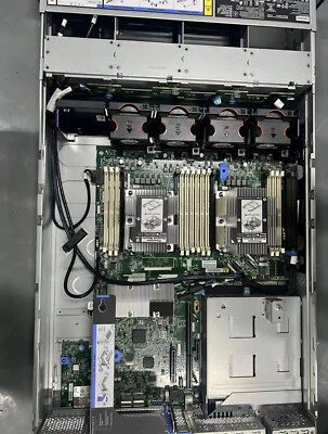 Lenovo SR590 2U Sever 8*3.5"BAYS 2X750W PSU/2X Gold 6152/8X 32G 2400/10G NIC - Image 1 of 3