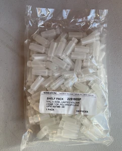 Wheaton Vial 0.30mL Limited Volume Crimp Top PP 225180SP , 1 PACK = 100 PIECES - Picture 1 of 3