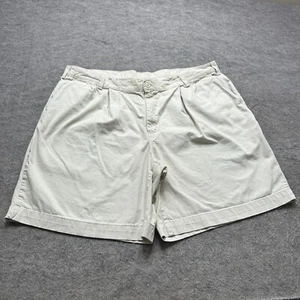 Bill's Khakis Shorts Men 44 Beige Cream Pleated Relaxed Fit 9" Chino PPS/STIT - Picture 1 of 15