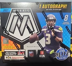 2021 Mosaic Choice Football Hobby Box - New Factory Sealed - Picture 1 of 2