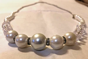 Perlenkette Perlen Meereskoralle sehr lang länger als der Hals für Frau Damen - Bild 1 von 4