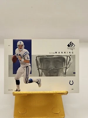 2001 SP Authentic Peyton Manning #39 Early Card Hall Of Fame Indianapolis Colts  - Image 1 of 3