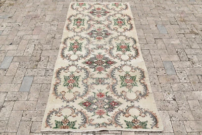 Alfombra turca tamaño 3x6 Oushak oriental corredor alfombra de pasillo de lana vintage Foto 1 de 4