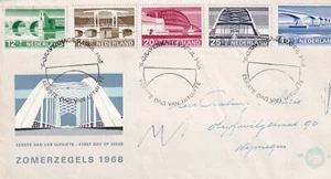 SA14 Netherlands 1968 Bridges - Charity FDC - Picture 1 of 1