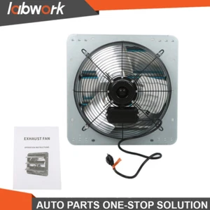 Labwork 14 Inch Shutter Exhaust Fan Aluminum High Speed Wall Mounted Greenhouse - Picture 1 of 21