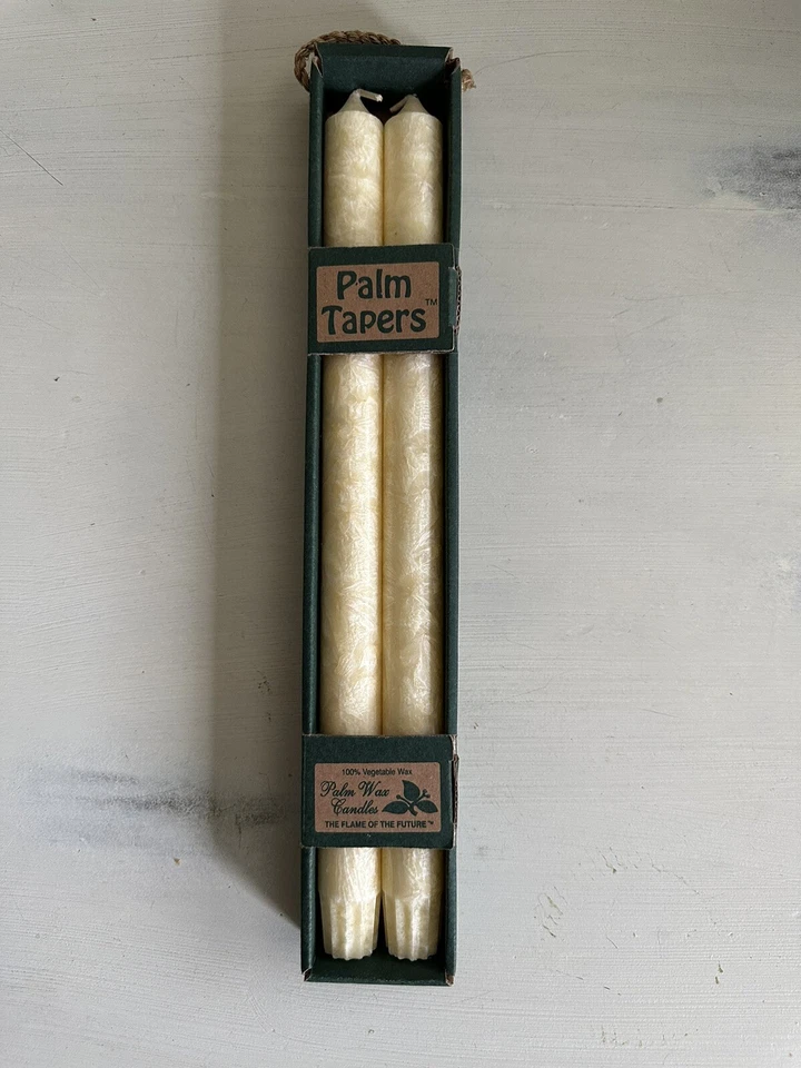Velas de cera de palma cono de palma 11 pulgadas Foto 1 de 2
