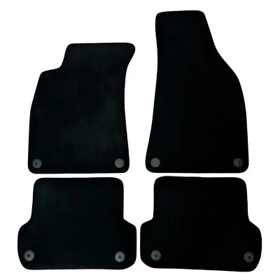 适用于奥迪 A4 可调式地毯汽车垫 2003 - 2009 年定制适合丝绒汽车衬里 — 第 1/4 张图片