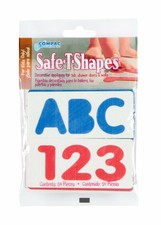 Compac Kids Safe-T-Shapes Bath Appliques, 54 Count