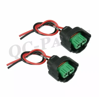 2X H11 H8 Conector Hembra Adaptador Arnés Cableado Enchufe Coche Luz Antiniebla Foto 1 de 4