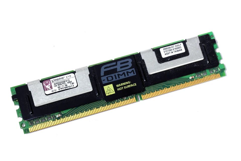 Kingston KVR533D2D8F4/1G 1GB Server Memory RAM - Image 1 of 1