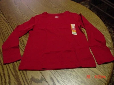 Camisa vermelha feminina manga longa por Faded Glory - Imagem 1 de 2