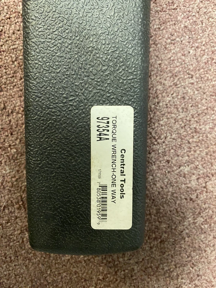 "Llave dinamométrica Central Tools Inc 97354A 250 ft lb rueda 1/2""" Foto 1 de 4