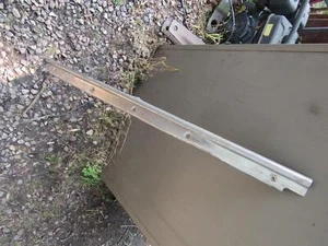 1972 INTERNATIONAL LOADSTAR 1700 TRUCK passenger side FLOOR MAT TRIM CHROME IH - Picture 1 of 3