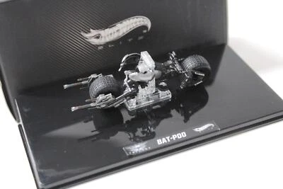 1:43 Hot Wheels Elite Moto Batman Bat-Pod Foncé Knight Trilogy - Photo 1/3