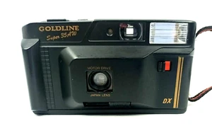 35mm Camera Goldline Super 35AW Japanese Lens Motor Drive Point and Shoot + Case - Picture 1 of 12