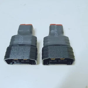 2x jack spina Deans T per adattatore donna compatibile Traxxas trx per caricabatterie ID nuovo - Foto 1 di 2