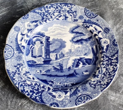 COPELAND - SPODE - SPODES ITALIENISCH - 16 cm - DESSERTTELLER - SPÄT DES 19. — NUA - Bild 1 von 4