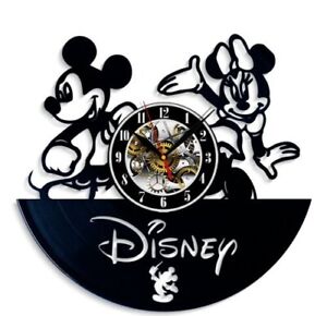 Disney Mickey Mouse Vinyl Wall Clock Art Home Design Best Gift Birthday Holiday
