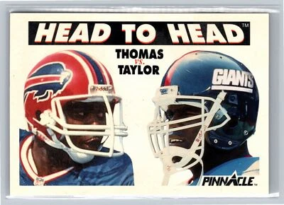 1991 Pinnacle #354 Thurman Thomas / Lawrence Taylor - Image 1 of 2