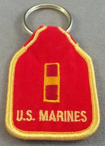 US Marine Corps Warrant Officer 1 ( WO1 ) Rank Embroidered Keychain - Picture 1 of 1