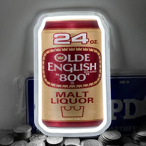 Olde English Malt Liquor Neon Light Sign Club Party Store Wall Decor12"x7" H4 - Picture 1 of 5