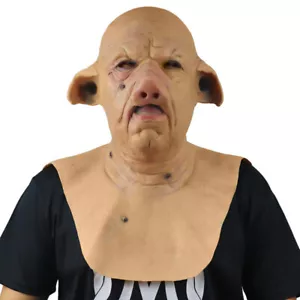 adult props dark series pig mask Horror pig head mask latex animal - Picture 1 of 4