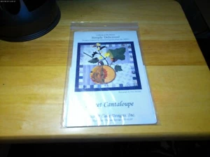 Simply Delicious Series Sweet Cantaloupe Piece O' Cake Designs Pattern 16" Block - Picture 1 of 1