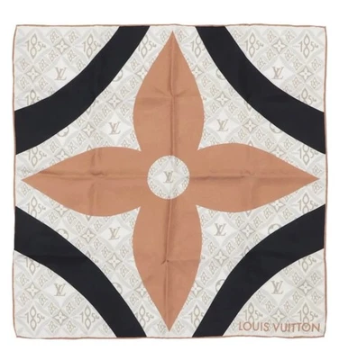 ⭐️RARO⭐️Louis Vuitton⭐️Desde 1854 Cuadrado 45 Bufanda de Seda Foto 1 de 4