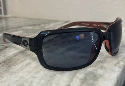 Costa Del Mar Sunglasses Isabela IB 32 Black Coral Gray - Image 1 of 4