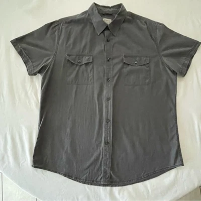 Camisa atlética manga corta con botones | Mossimo Supply Comp talla grande para hombre Foto 1 de 4