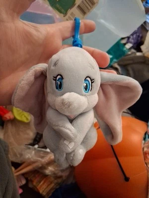 TY 2022 Disney CUTE BABY DUMBO ELEPHANT 5" Plush STUFFED ANIMAL TOY CLIP - Image 1 of 4
