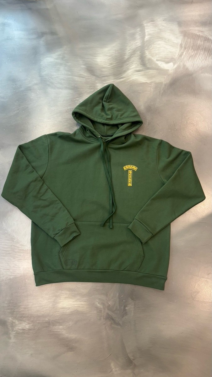限定品◆CHROME HEARTS◆ONLINE EXCLUSIVE HOODIE GREEN ORANGE Chrome-Hearts-Online-Exclusive