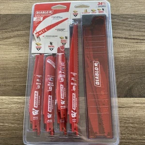 Herramienta bimetálica Diablo dientes recíprocos hoja de sierra madera metal corte 20 piezas/c - Imagen 1 de 5