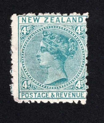 New Zealand 1888 stamp SG# W12b 199 MH CV=105$ - Image 1 of 2