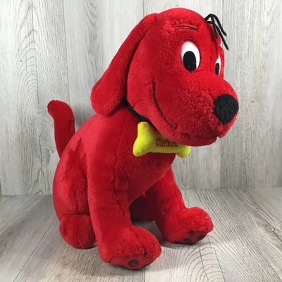 Peluche Clifford The Big Red Dog 12 pulgadas/relleno 2002 por Scholastic Foto 1 de 4