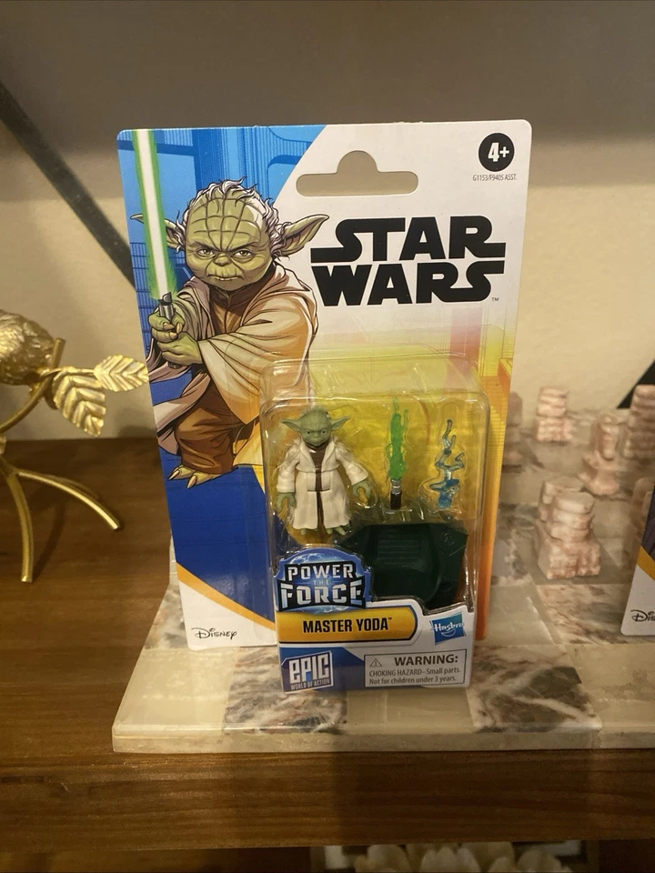 Figura de acción Star Wars Epic World of Action Master Yoda Power the Force Navidad Foto 1 de 1