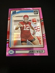 Panini Donruss 2024 - Clasificado Novato Jared Wiley X2 Óptico Rosa Prizm Y Onda Roja - Imagen 1 de 4