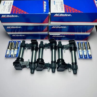 New 6PCS 12632479 D515C Ignition Coil&41-109 Spark Plug For GMC Chevrolet Buick Foto 1 de 4
