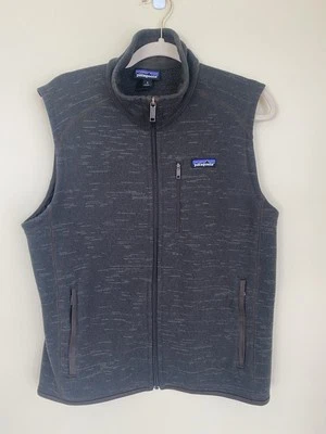 Patagonia Mens M Better Sweater Vest Brown Dark Walnut Full Zip Camping GORP - Image 1 of 4
